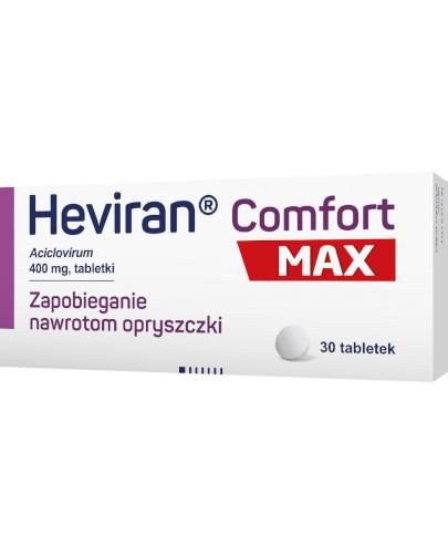 Heviran Comfort MAX, 400 mg, tabletki, 30 sztuk